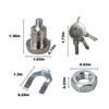 L-1172C Mailbox Lock Replacement - C9100 Replacement for USPS-L-1172C Mailbox