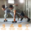 Lights Mountain Wrist Cuffs Weight Lifting Straps – Heavy-Duty Cable