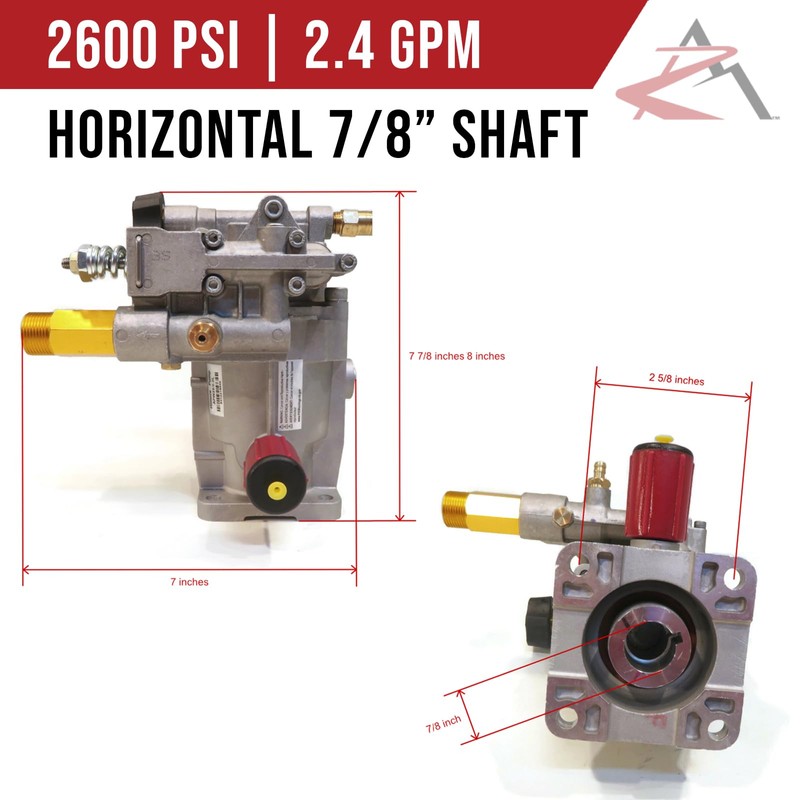 Pressure Washer Pump Replacement for A01801 D28744 A14292 on XR2500