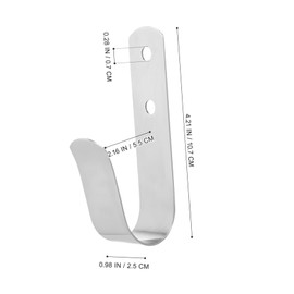 Kisangel Swimming Life Ring Holder Stainless Steel Hook for Pool Fence Multi Use Boat Hanger Lightweight Durable Bracket Easy Installation for Outdoor Spaces