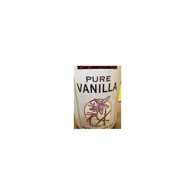 Pure Vanilla Extract-16 oz Kosher parve Product of USA