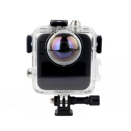 SZZCNOX - Funda impermeable compatible con cámara de acción Go Pro MAX 2, carcasa de buceo de 164 pies/50 m, carcasa protectora subacuática con accesorios de montaje
