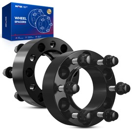 KAX 6x5.5 Wheel Spacers 2 inch, Hub Centric Wheel Spacers with M12x1.5 Studs 106mm Hub Bore,2Pcs Spacers fit for Tacoma, FJ Cru-iser, Tundra, 4Runner, Colorado, Sequoia, Canyon, Rodeo