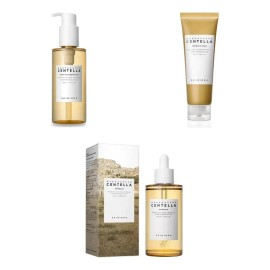 Kit Centella: Aceite Light Día/noche 200ml + Ampoule 100ml + Ampoule Foam 125ml