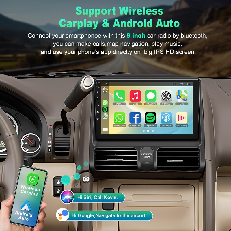 4G+64G Car Radio for Honda CRV 2002 2003 2004 2005
