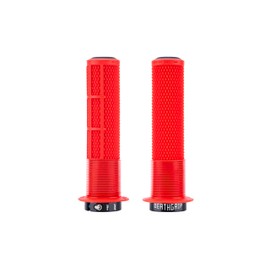 DMR Deathgrip 2 Flanged Handlebar Grips (Red, Thick)