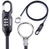 CXWXC Bicycle Wire Lock, Lightweight, Compact, 3-Digit Dial, Length 1.8m,