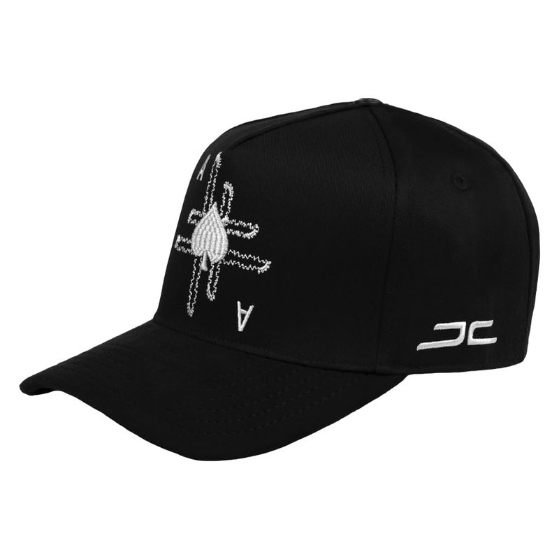 JC Hats Gorra Streetwear XY, Vicera Curva con Logos Bordados