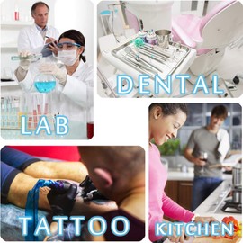 2 Pack Stainless Steel Tray Non Toxic Heavy Duty Thickening Pan for Kitchen Baking, Lab Instrument, Dental, Medical Surgical Instrument, Pet Treatment, Jewelry Tools