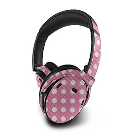 MightySkins Carbon Fiber Skin Compatible with Bose QuietComfort 45 Headphones Mini Dots | Protective, Durable Textured Carbon Fiber Finish | Easy to Apply | Made in The USA