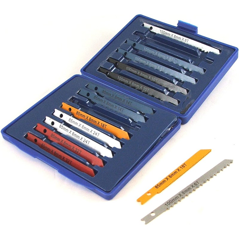 14pc U Fit Jigsaw Blade Set - U Fitting Metal