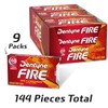 Dentyne Fire Sugar-Free Gum (Spicy Cinnamon, 16 Piece, Pack of