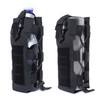 Tactical Molle Water Bottle Pouch, Adjustable Black Laser Cut Water