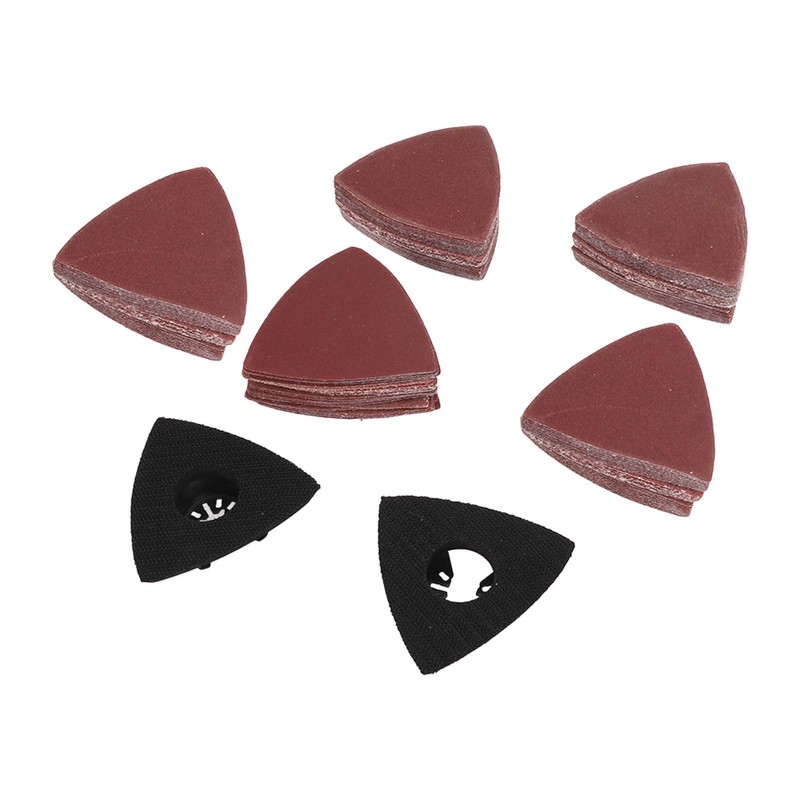 80mm Triangular Sandpaper Set Multifunctional Polishing Sanding Paper Replacement with