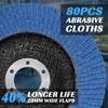 Flap Discs 115mm 80 Grit Grinding Discs T29 for Angle