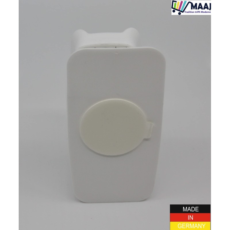 Maaj Nail Brush/Hand Brush Double Sided + Plastic Wall Holder