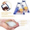 cailiya Pack of 2 Transparent Bags, Transparent Bag with Drawstring,
