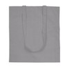 eBuyGB Shopping Tote Shoulder Bag, 100% Cotton, Grey, 2.54 x