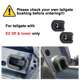 APPERFiT Tailgate Bushing for Tail Gate Hinge 2PCS Compatible with 2014-2020 Chevy Silverado 1500 2500HD 3500HD Colorado, GMC Sierra 1500 2500 HD 3500 HD Canyon Replaces 84331136 Truck Tailgate Parts