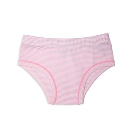 ORGANICKID Girls 100% Organic 100% Cotton Underwear GOTS Certified Kids Toddler Panties Briefs Pack of 3