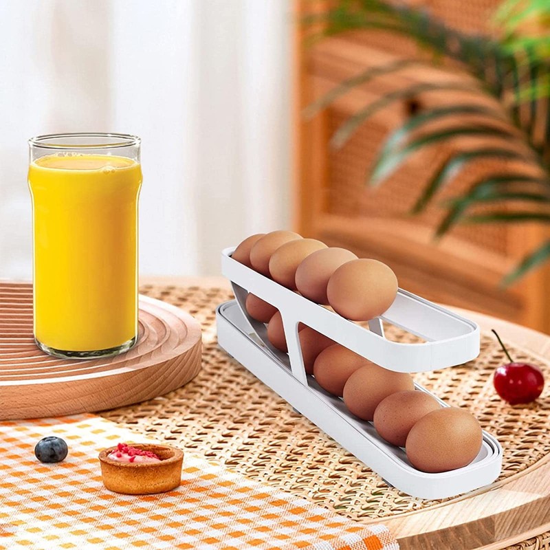 Egg Holder Refrigerator, Egg Container for Fridge, Fridge Organiser, Egg
