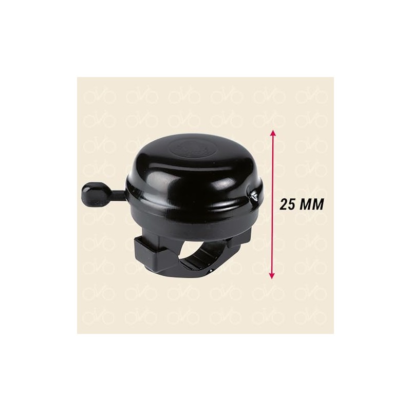 Prophete Bell 5155 - Campanello per Bicicletta, Nero, Taglia L