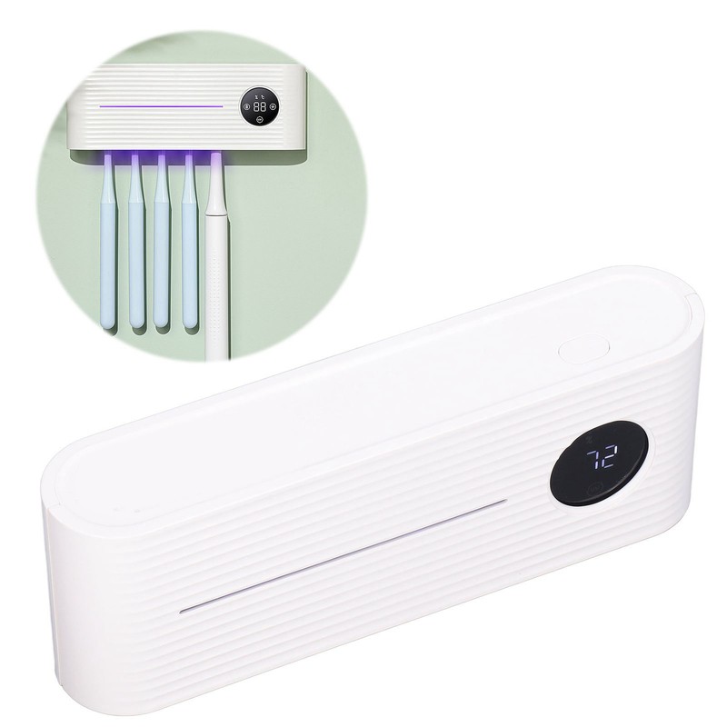 Electric Smart Toothbrush Holder UV Wall Toothbrush Bracket Fan Air