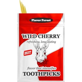 Wild Cherry Flavored Hot Cinnamon Toothpicks - 100ct