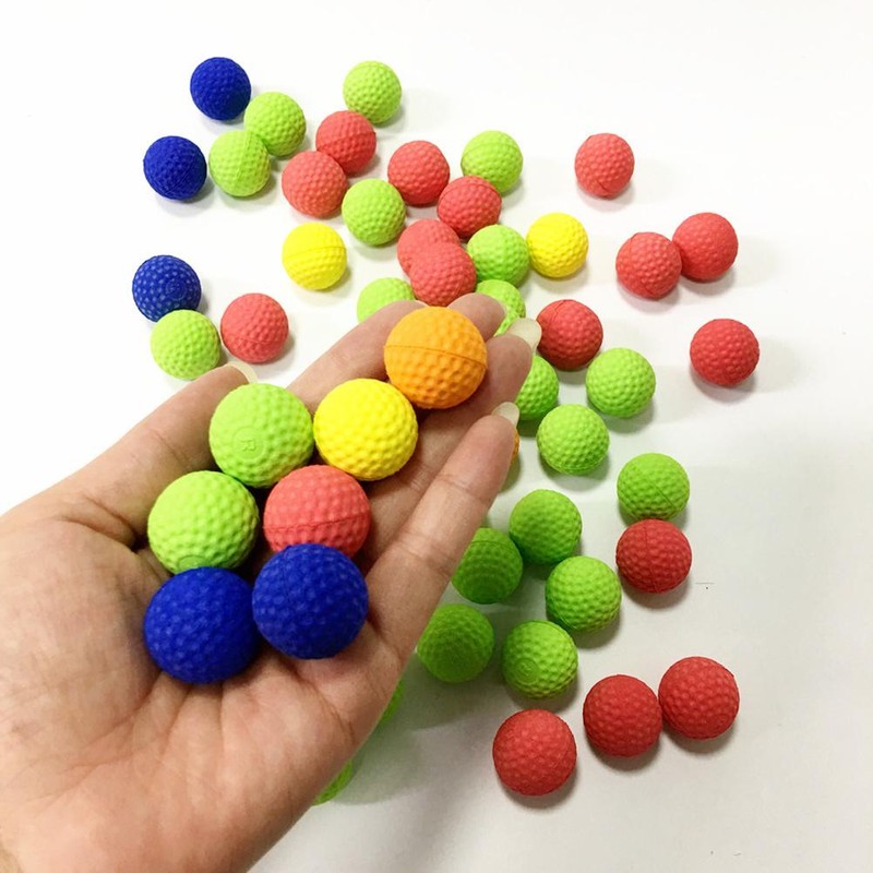 100 Pcs Refill Balls EVA Soft Foam Balls Approx 0.9