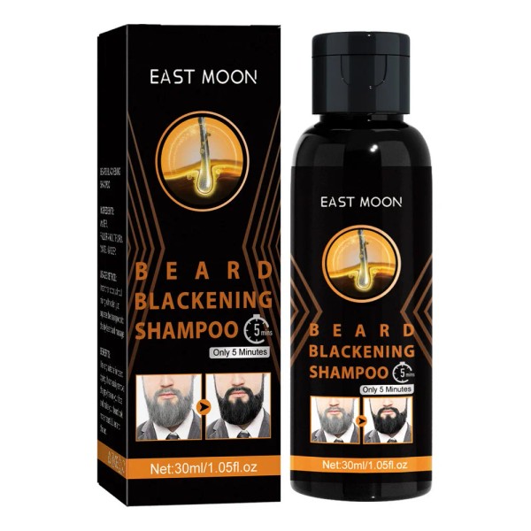 Mz Champú Oscurecedor Para Barba, Colorante, 30 Ml