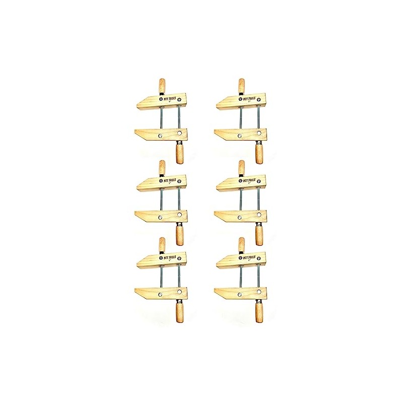 VCT 7" Inch Wooden Handscrew Clamp Hand Screw Clamps for