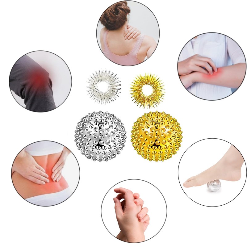Forlush Pack of 2 Acupressure Ball, Hedgehog Ball, Hedgehog Balls