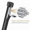 VOTZAAQ Black Paper Towel Holder Countertop, Stainless Steel Standing Paper