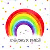 20 Napkins Rainbow, Schön, dass du da bist, Napkins with