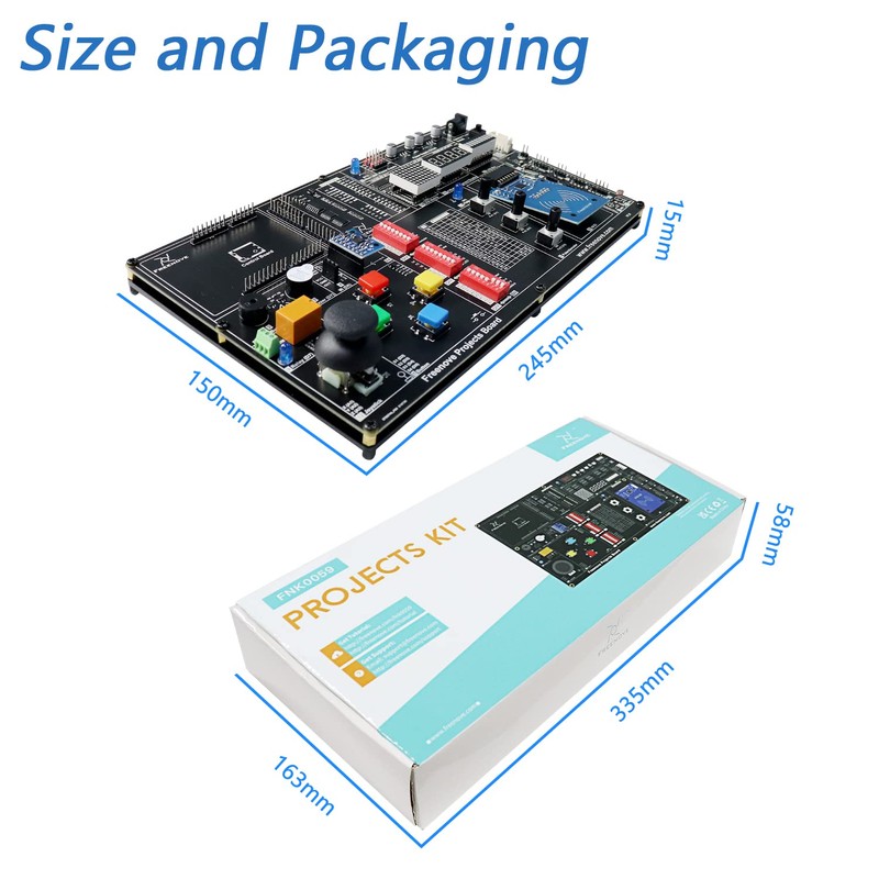 Freenove Projects Kit with Control Board V4 (Compatible with Arduino
