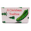 Pickle Ornament Deluxe Boxed Set Christmas Tradition Decoration Handpainted Polyresin