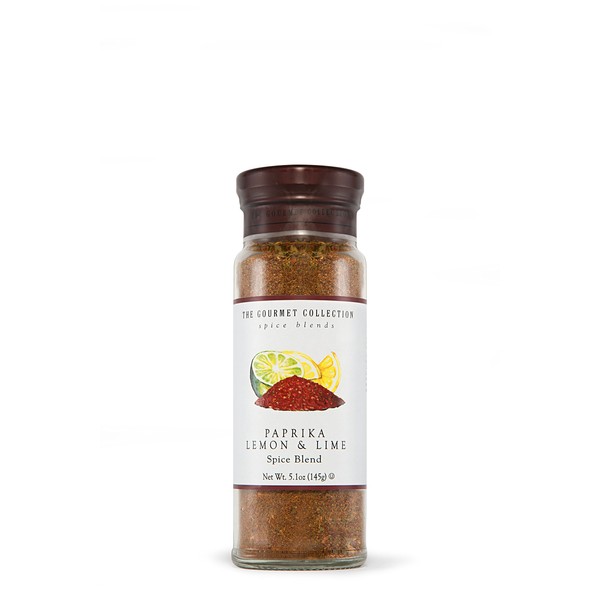 The Gourmet Collection Seasoning Blend, Paprika Lemon & Lime Spice, Cooking Seasoning for Chicken, Fish, Eggs, Mexican & Spanish Dishes. 156 Servings.