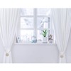 Lewondr Magnetic Curtain Tiebacks for Clamping, Curtains (2 Pieces), Window