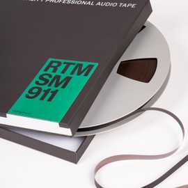 RTM Studio Master Recording SM 911 ½ inch - Reel to Reel Magnetic Tape for Audio Recording - 2500 ft Metal Reel - 10.5 inch Diameter