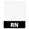 RN Badge Buddy- Black - Horizontal Oversized - Print On