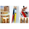 30pcs Large Wooden Clothespins, Sturdy and Heavy Duty Clothes Pins