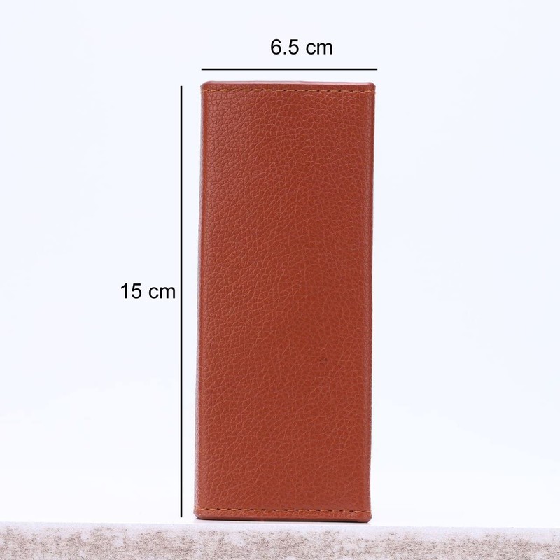 1 Piece PU Leather Empty Tweezers Storage Bag Eyelash Extensions