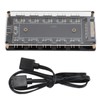 10 Way 5V 3pin ARGB Hub with Acrylic Case, Universal