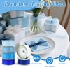 6 Rolls x 10 Yards Sheer Chiffon Ribbons, 1 Inch