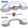 Enhance Safety with SafeguardPro's Premium 3-Suction Cup Shower Grab Bars,