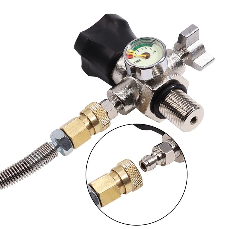 M18X1.5 Thread 4500Psi SCBA Valve Regulator Fill Station Hose for