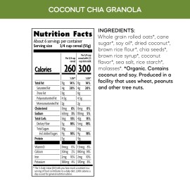 Nature's Path Organic Coconut Chia Granola, 12.34 oz (Pack of 1), Non-GMO