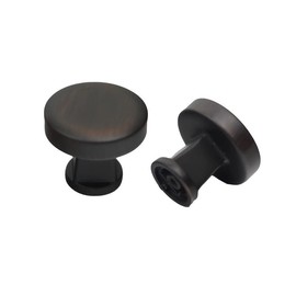 1 1/4” Colorado Knob Cabinet Door & Drawer Pull - Color: Matte Black