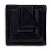 Heckett Lane Bath Wash Cloth, Black, 16 x 21 cm