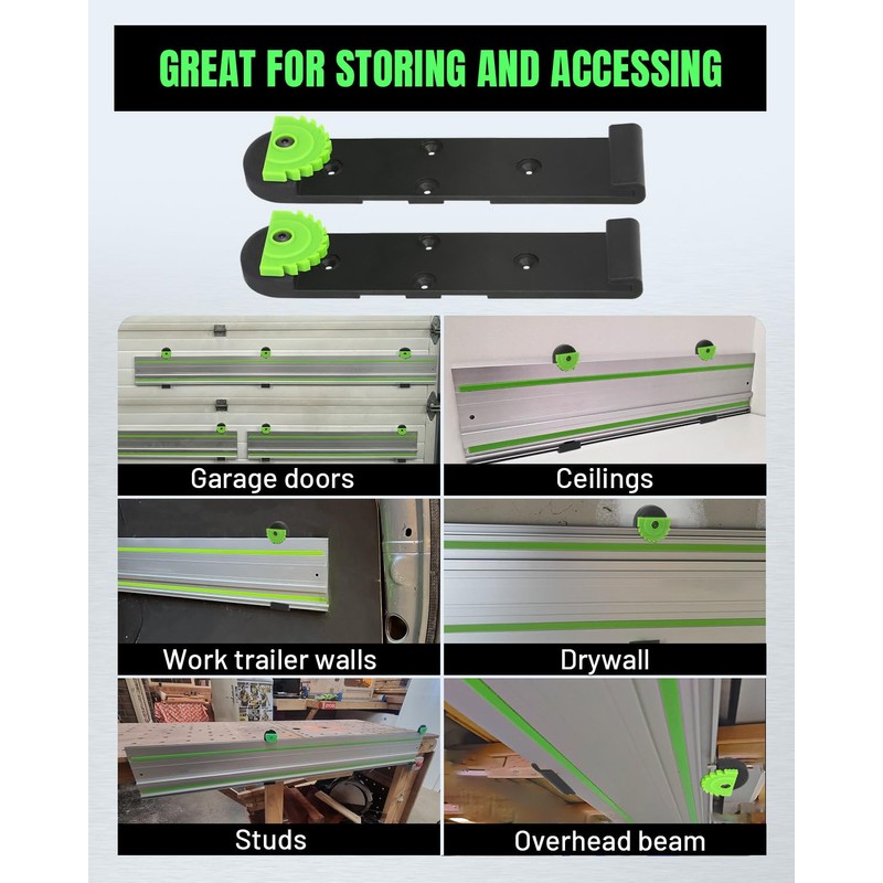 Track Rack for Guide Rail, Guide Rail Holders, Track Saw